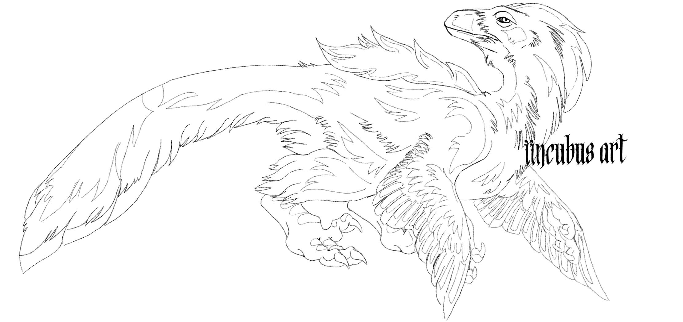 Raptor Lineart